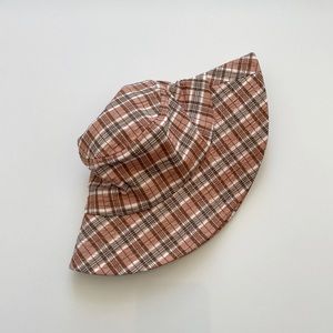 Loeffler Randall Ivy Day Plaid Bucket Hat